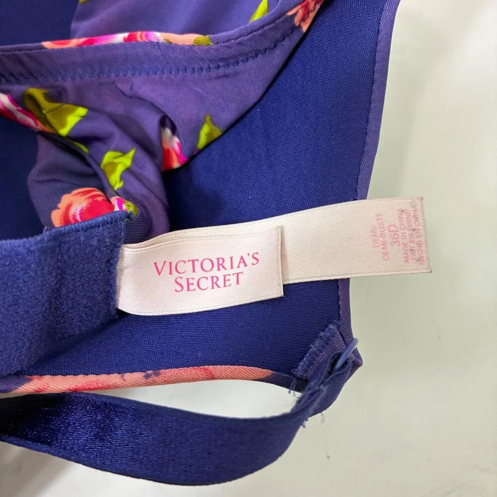 Victoria’s Secret Floral Demi Bra Size 36D - Picture 7 of 8